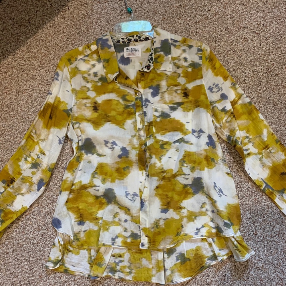Floral Button Down Top